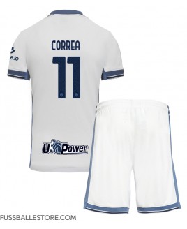 Günstige Inter Milan Joaquin Correa #11 Auswärts Trikotsatzt Kinder 2024-25 Kurzarm (+ Kurze Hosen)